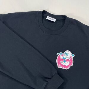 Snowman Golf Apparel Sweatshirt Large Black Embroidered Pullover Crew Neck Yeti‎